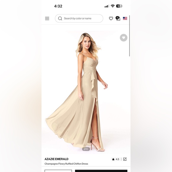 Azazie Size 12 dress - Picture 4 of 4